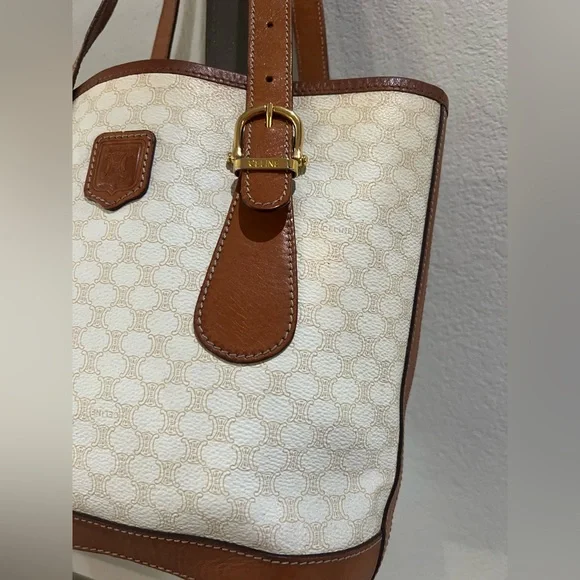 Celine | Vintage Macadam Canvas Tote - Picture 5 of 16